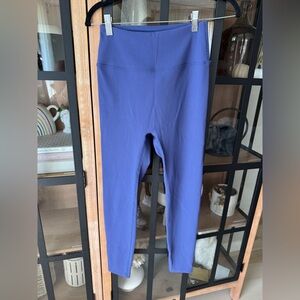 Beyond Yoga Impulse ribbed leggings workout high waisted navy eternal blue